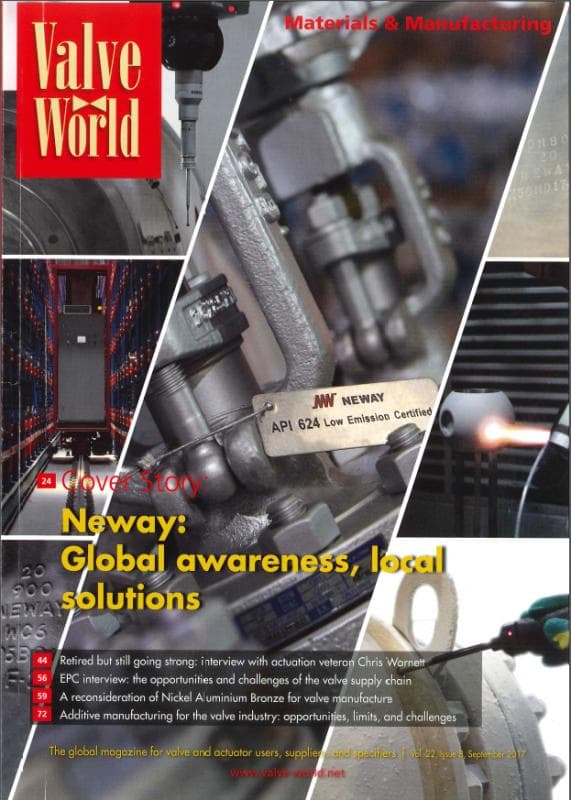 Cover page Cover page of Valve World magazine